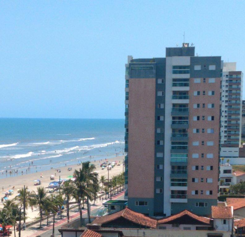 Apartamento Temporada Pe Na Areia Mongaguá Exterior foto
